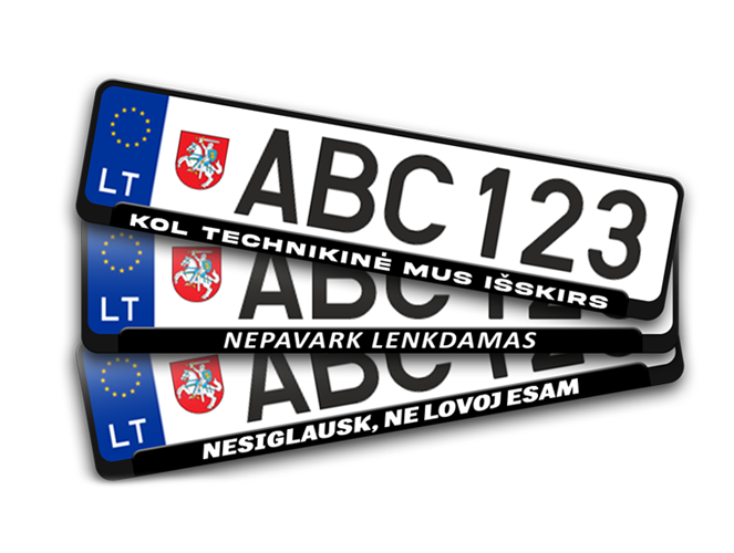 Numerių rėmeliai Numerių rėmeliai